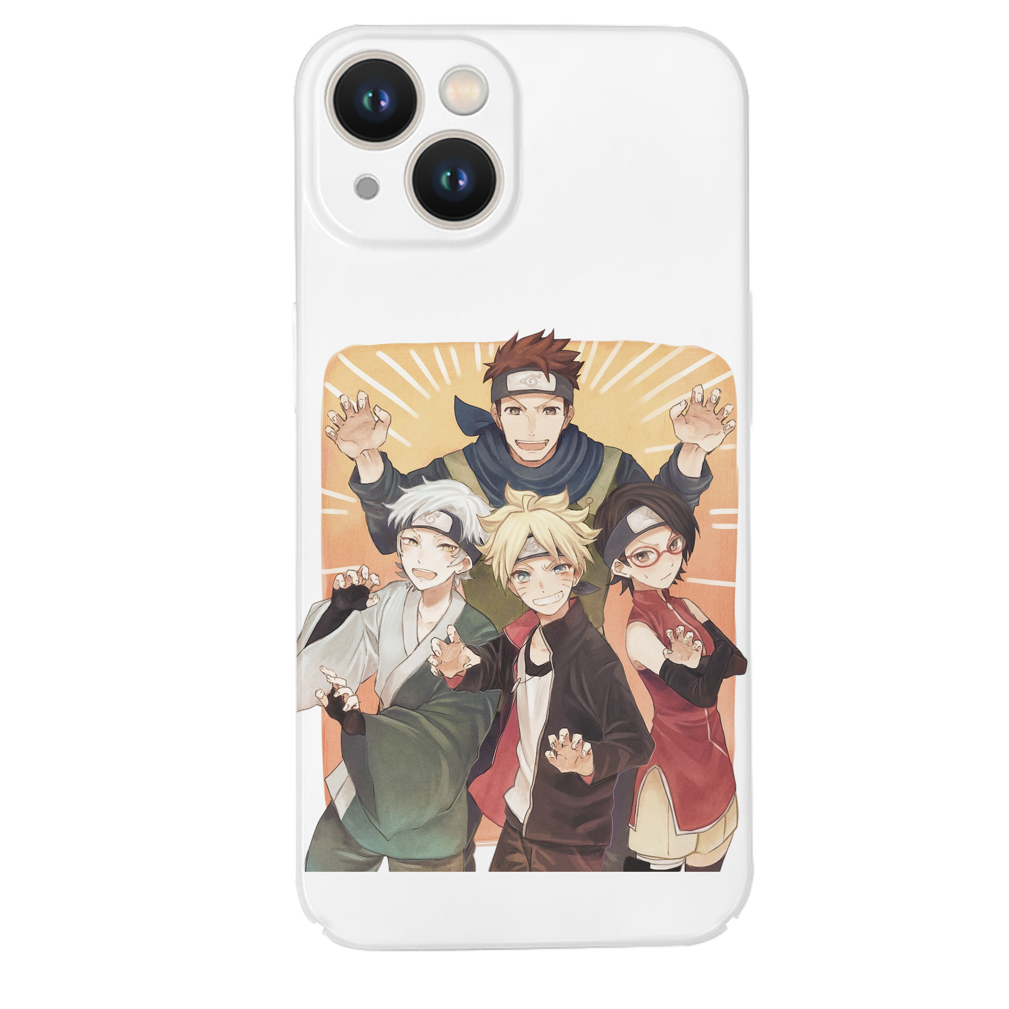 （画像用） NARUTO -ナルト- うちは サラダ Uchiha Sarada 【iPhone 14シリーズ対応】ハードケース